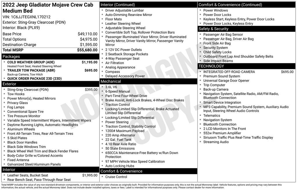 Used 2022 Gray Jeep Mojave image 6