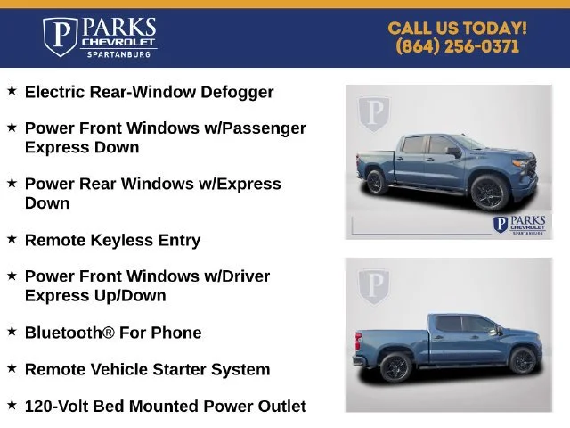 Used 2024 Lakeshore Blue Metallic Chevrolet Custom image 6
