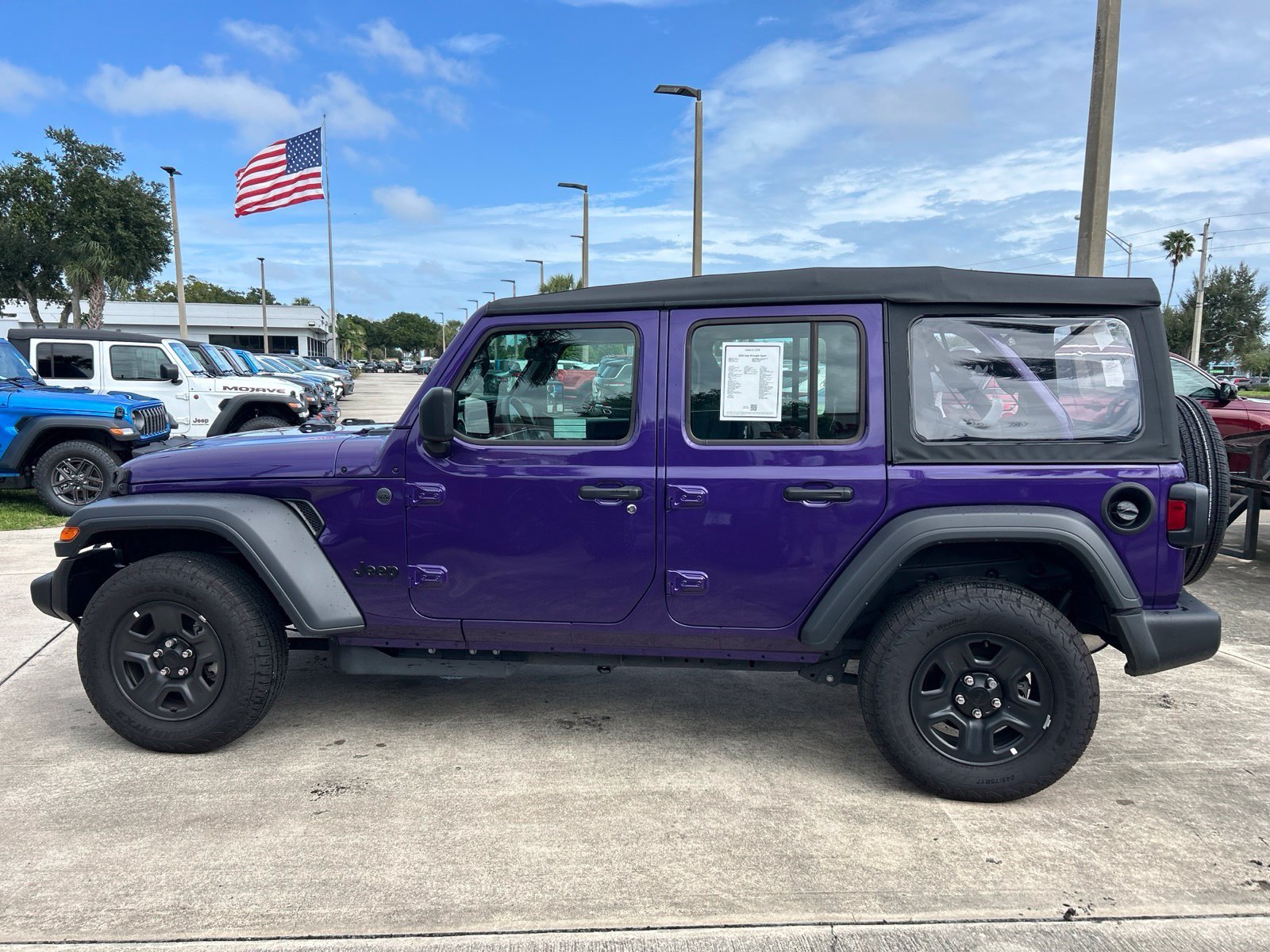 Used 2026 Purple Jeep Sport image 2