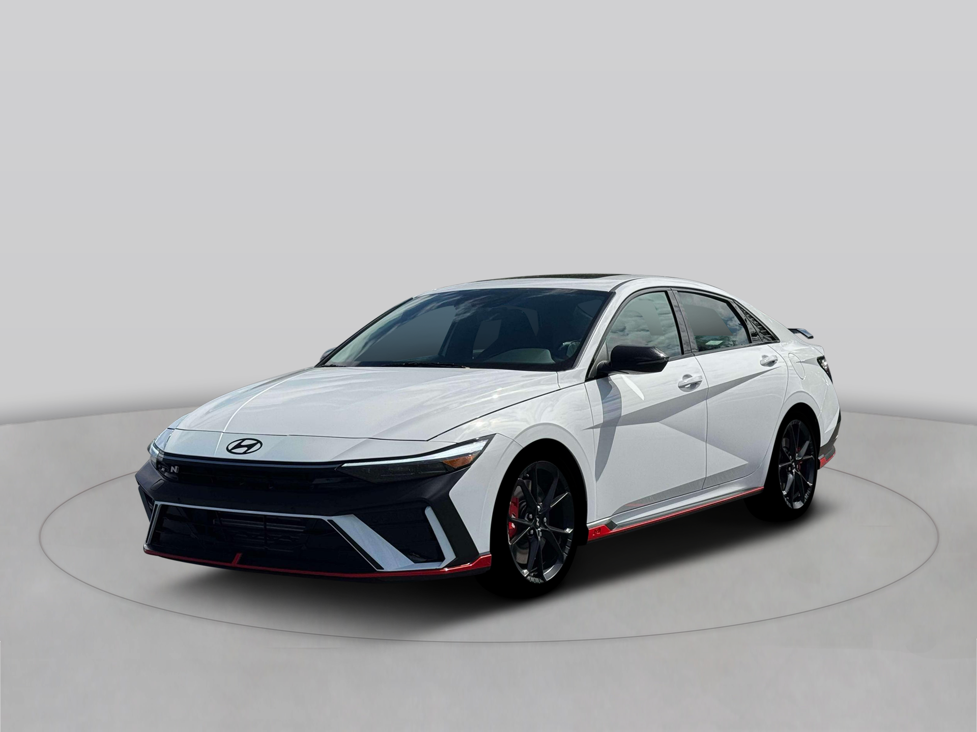 New 2026 White Hyundai Sedan image 1