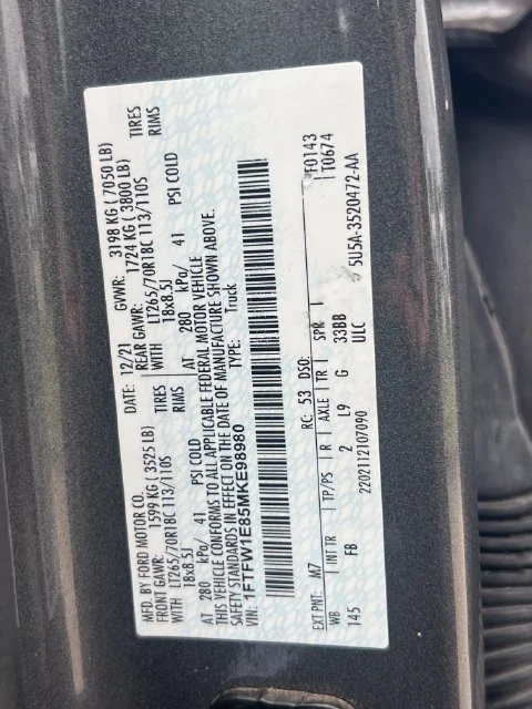 Used 2021 Gray Ford XLT image 36
