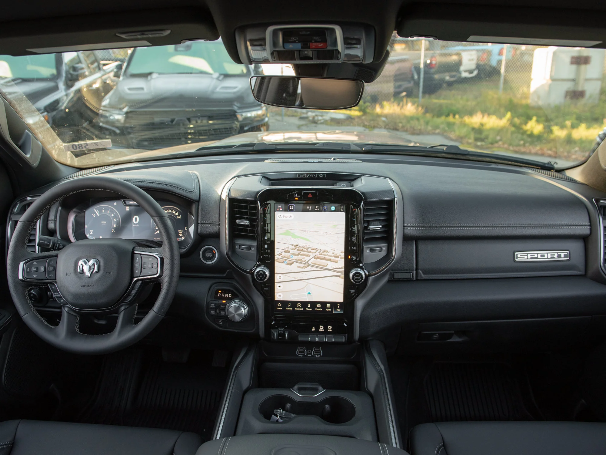 New 2026 Black RAM Sport* Crew Cab 4x4, Heated Seats/Steering Wheel, Nav, 3.92 Rear Axle, Running Boards image 10