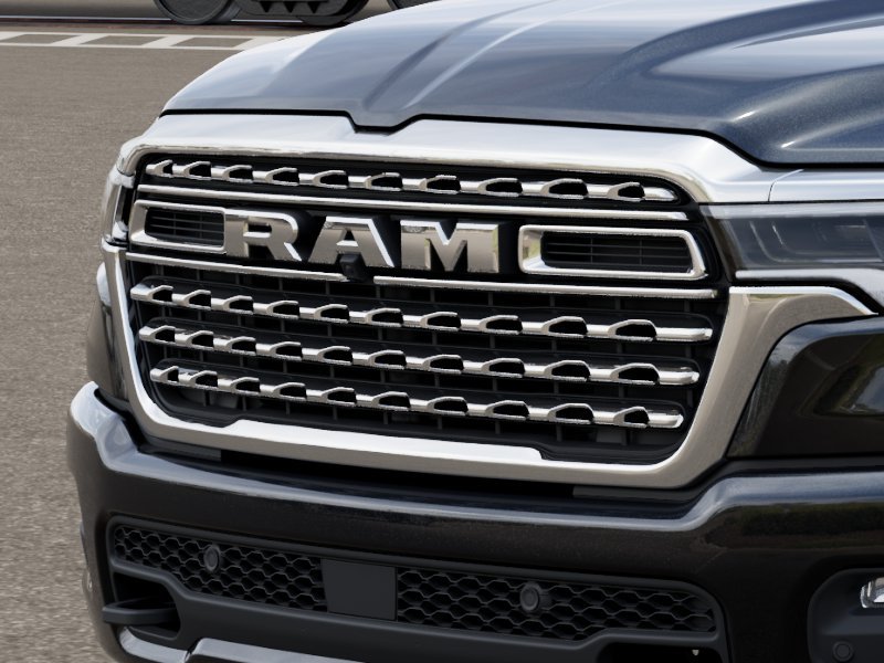 New 2026 Diamond Black Crystal Pearl-Coat Exterior Paint RAM Longhorn image 7