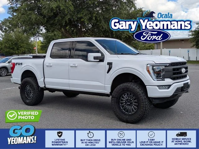 Used 2021 Oxford White Ford Lariat image 1