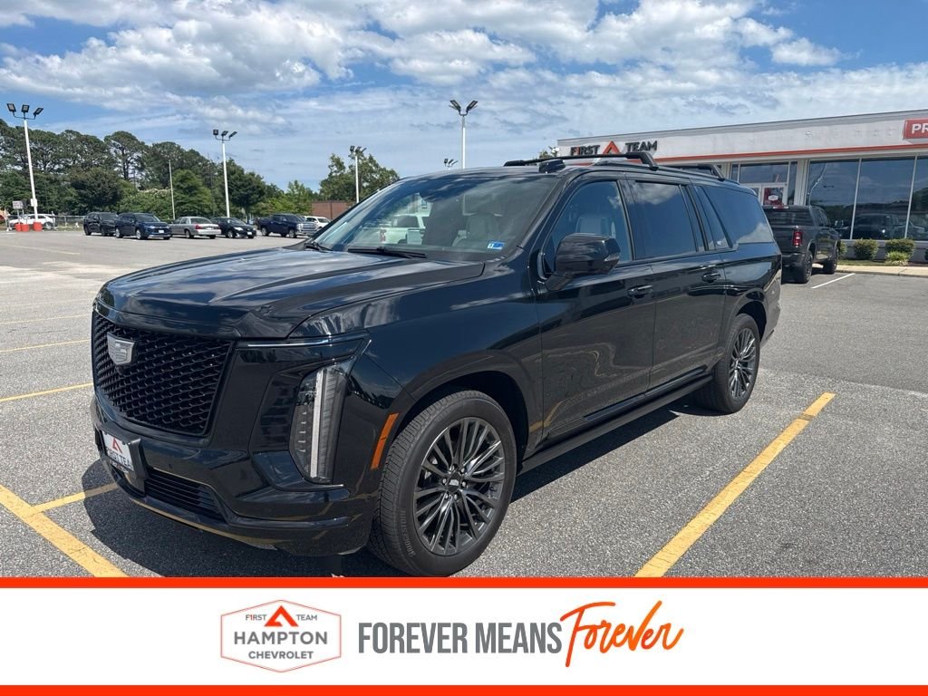 Used 2025 Black Cadillac Sport Platinum image 1