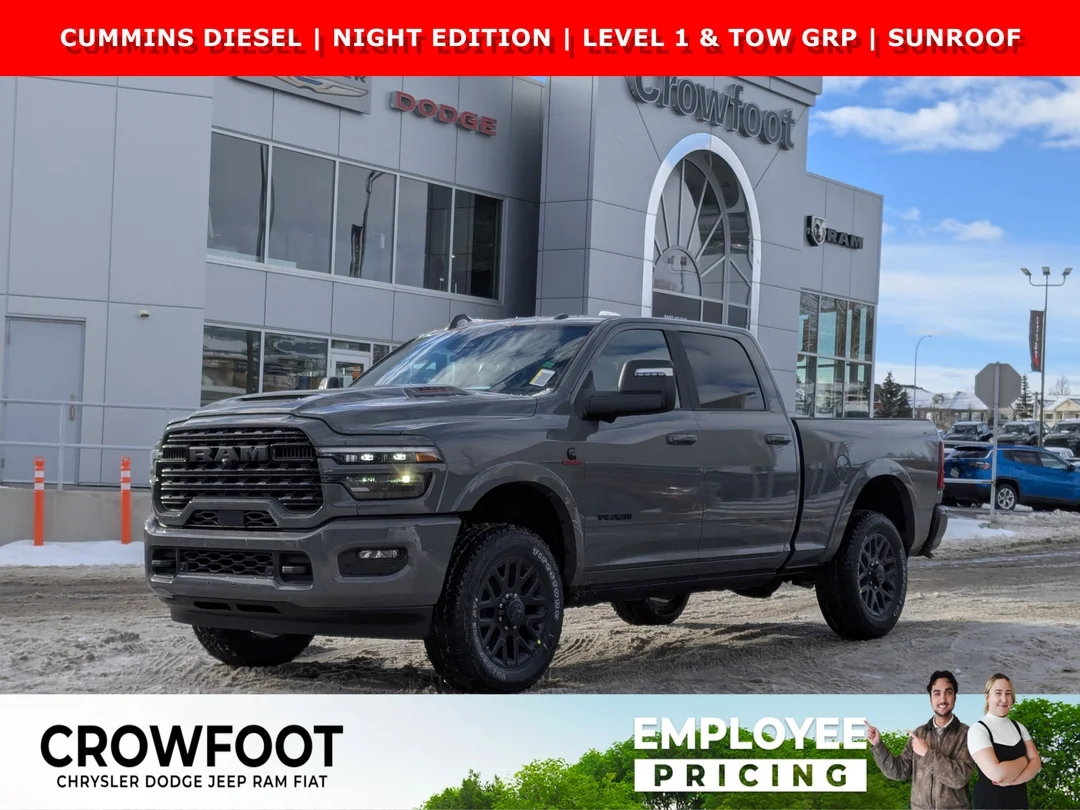 New 2026 Grey RAM Limited - - Night Edition - 5th W & Gooseneck Prep - Level 1 Equip & More! image 1
