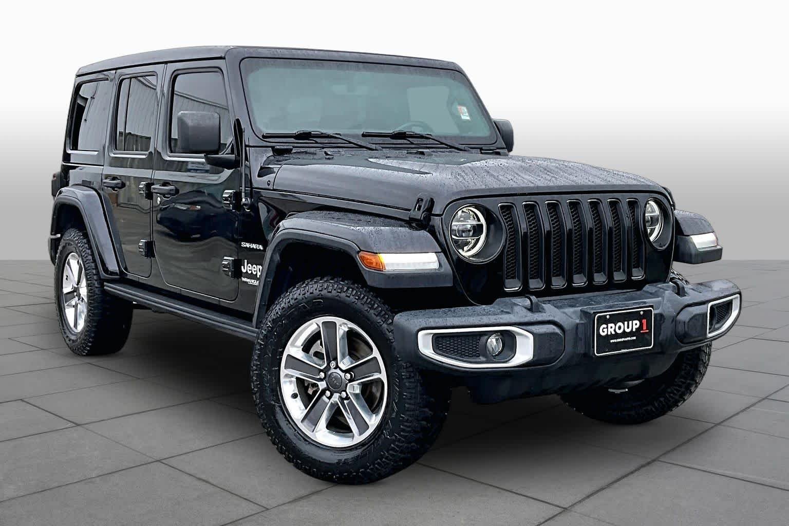 Used 2020 Black Clearcoat Jeep Sahara image 3
