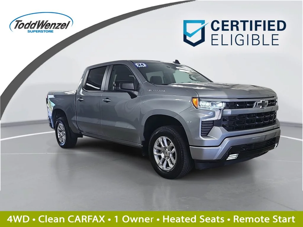 Certified Used 2024 Gray Chevrolet RST image 1