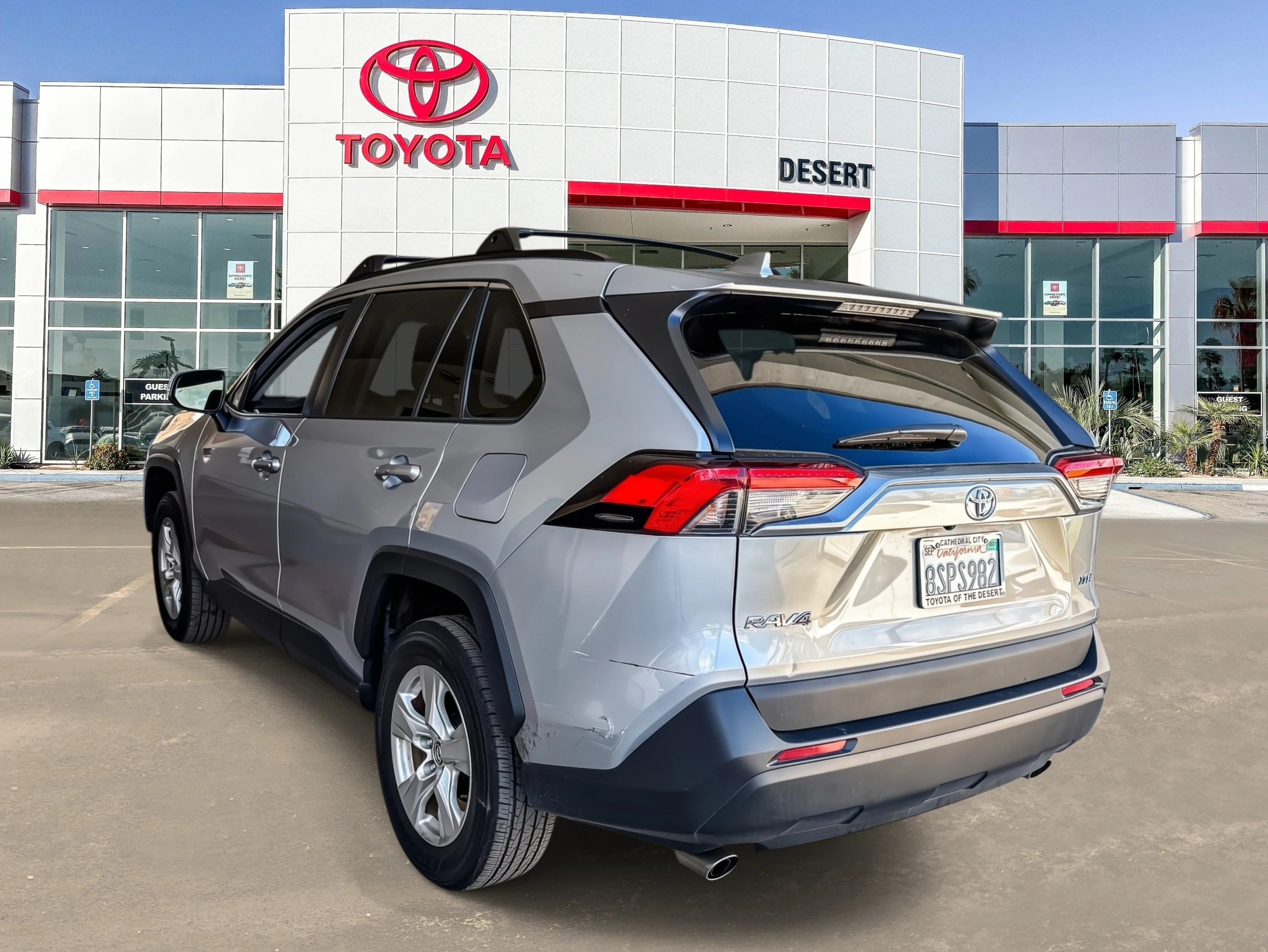 Certified Used 2020 Silver Sky Metallic Toyota XLE image 4