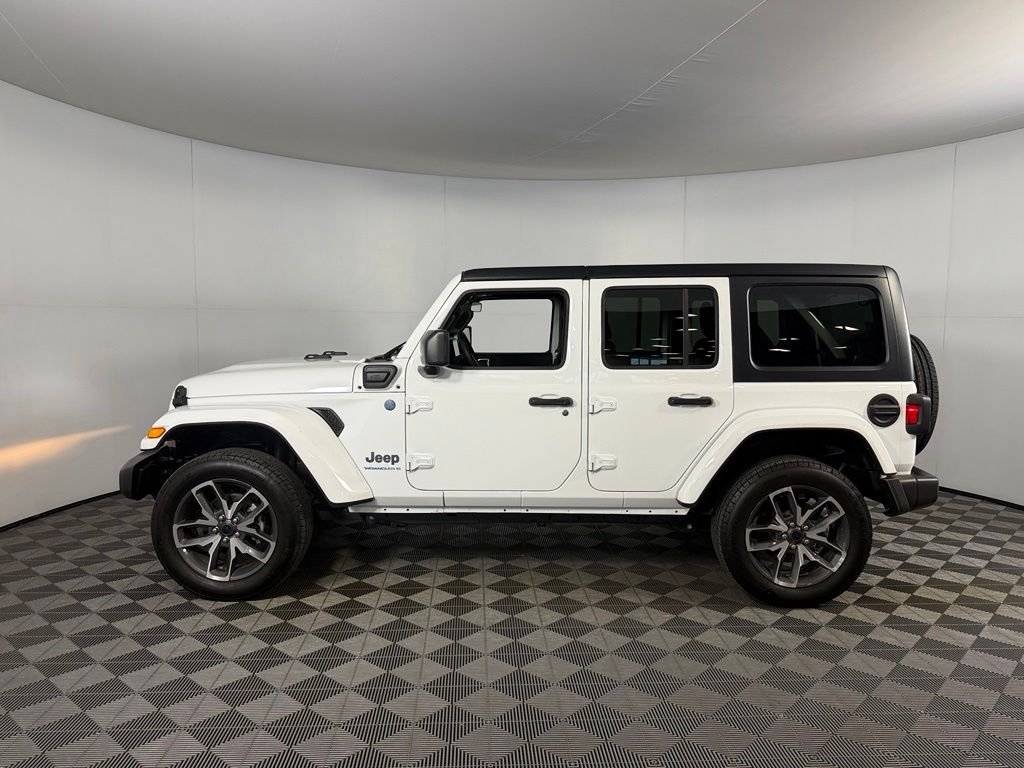 Certified Used 2024 White Jeep Sport S 4xe image 10