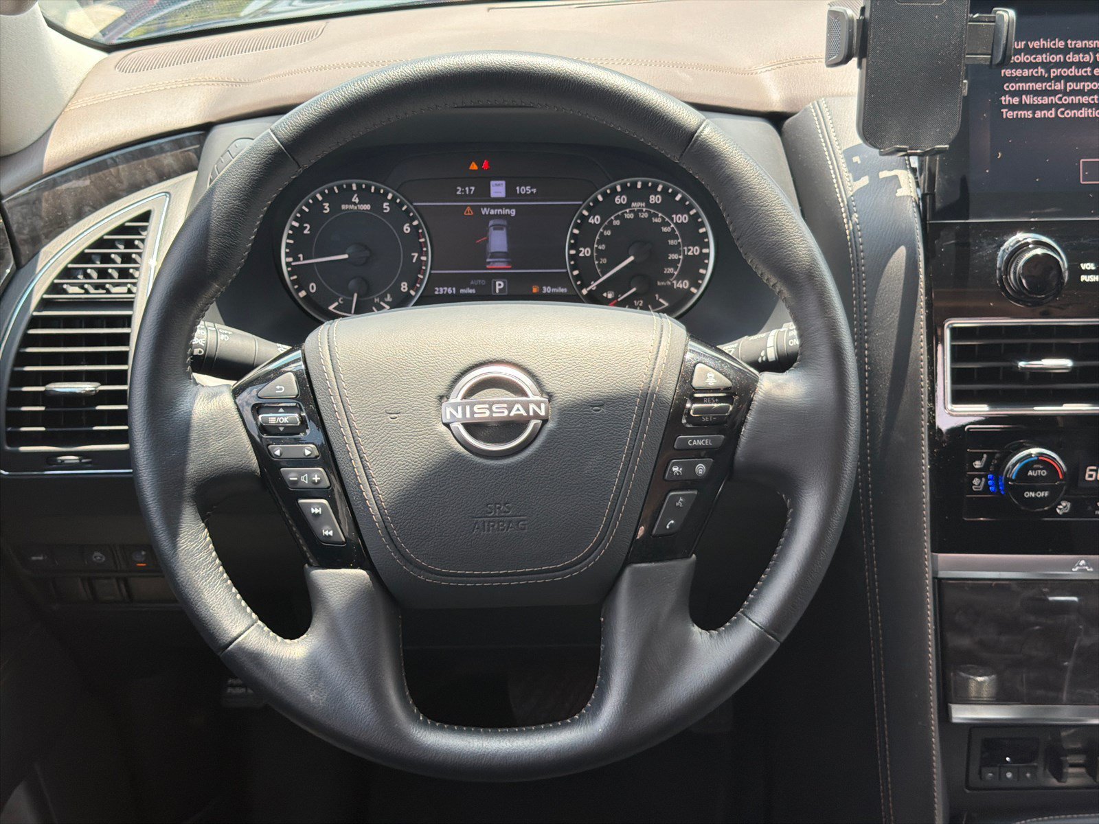 Used 2024 Super Black Nissan Platinum image 24