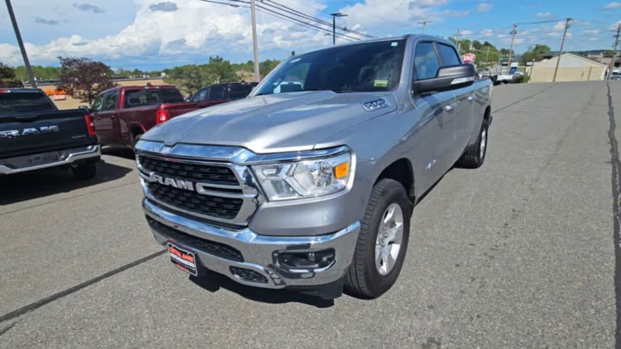 Used 2022 Billet Silver Metallic Clearcoat Ram Big Horn image 3