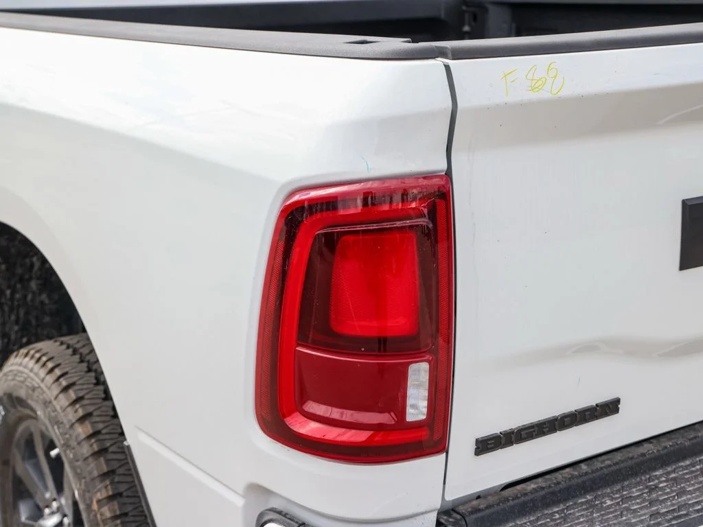 New 2026 Bright White Clear-Coat Exterior Paint RAM Big Horn Night Edition image 6