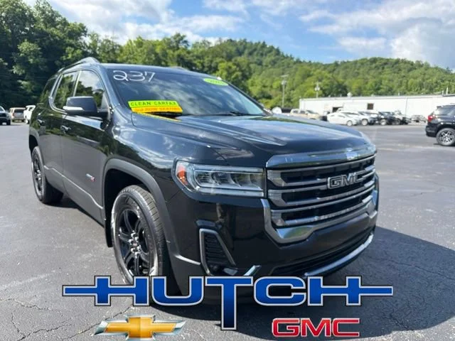 Used 2021 EBONY TWILIGHT METALLIC GMC AT4 image 2