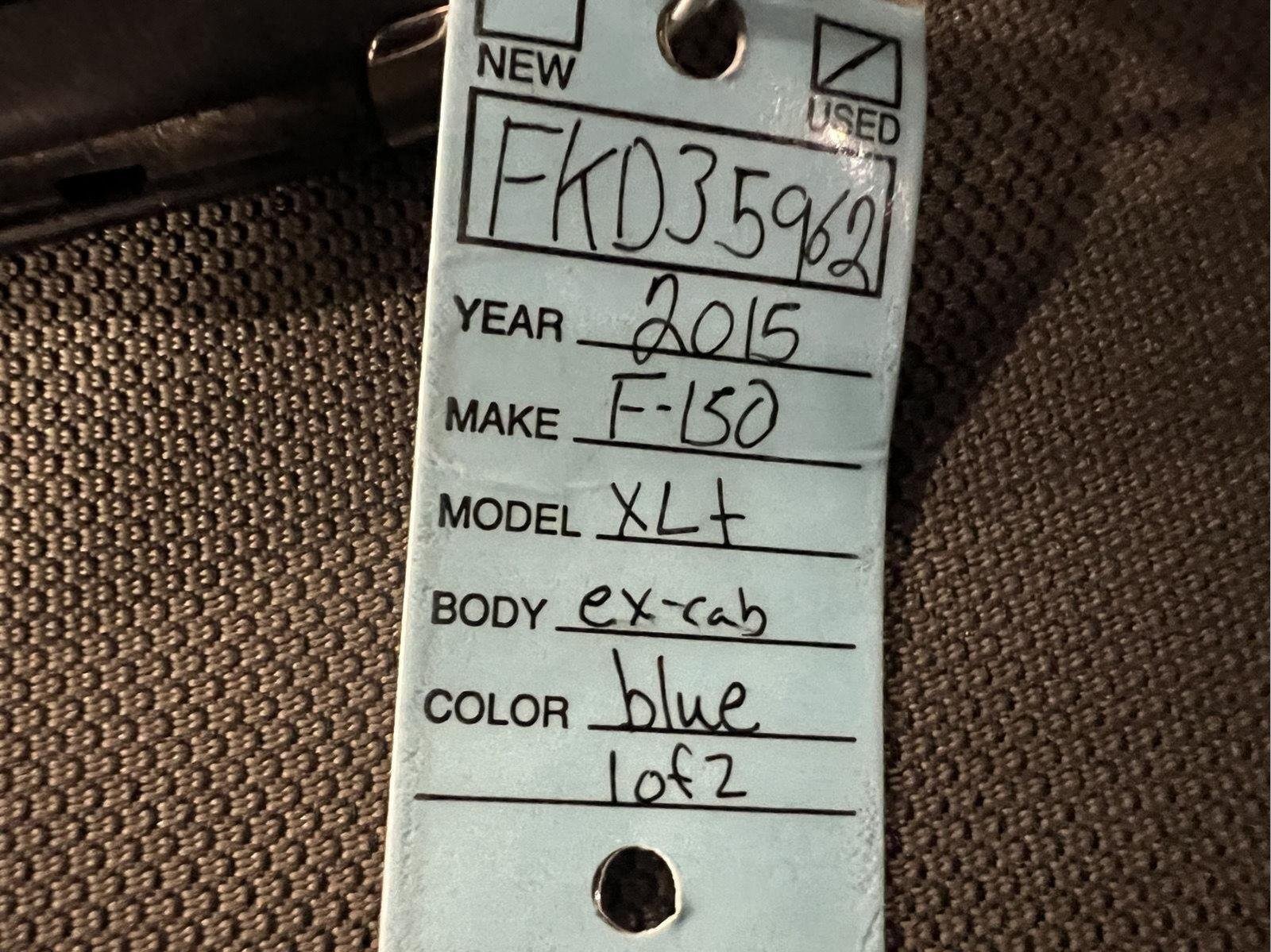 Used 2015 Blue Jeans Metallic Ford XLT image 37