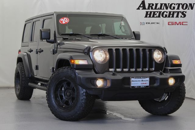 Used 2020 Gray Jeep Unlimited Sport S image 1