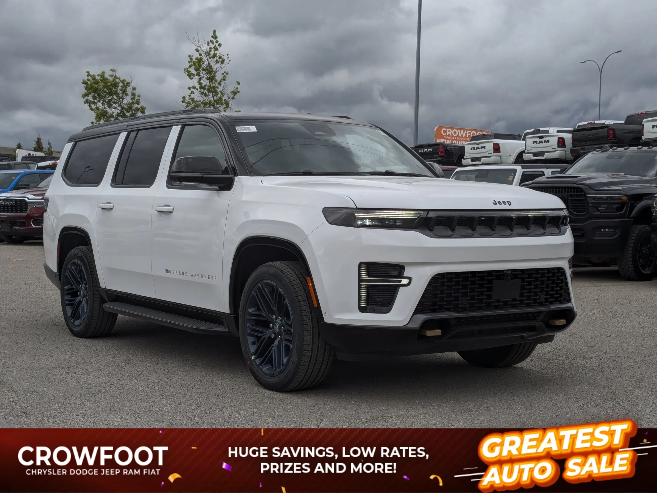 New 2026 White Jeep 85th Anniversary - - McIntosh 19 Spkr Audio - 3 Panel Sunroof - 22 Wheels - Surround View & More! image 1