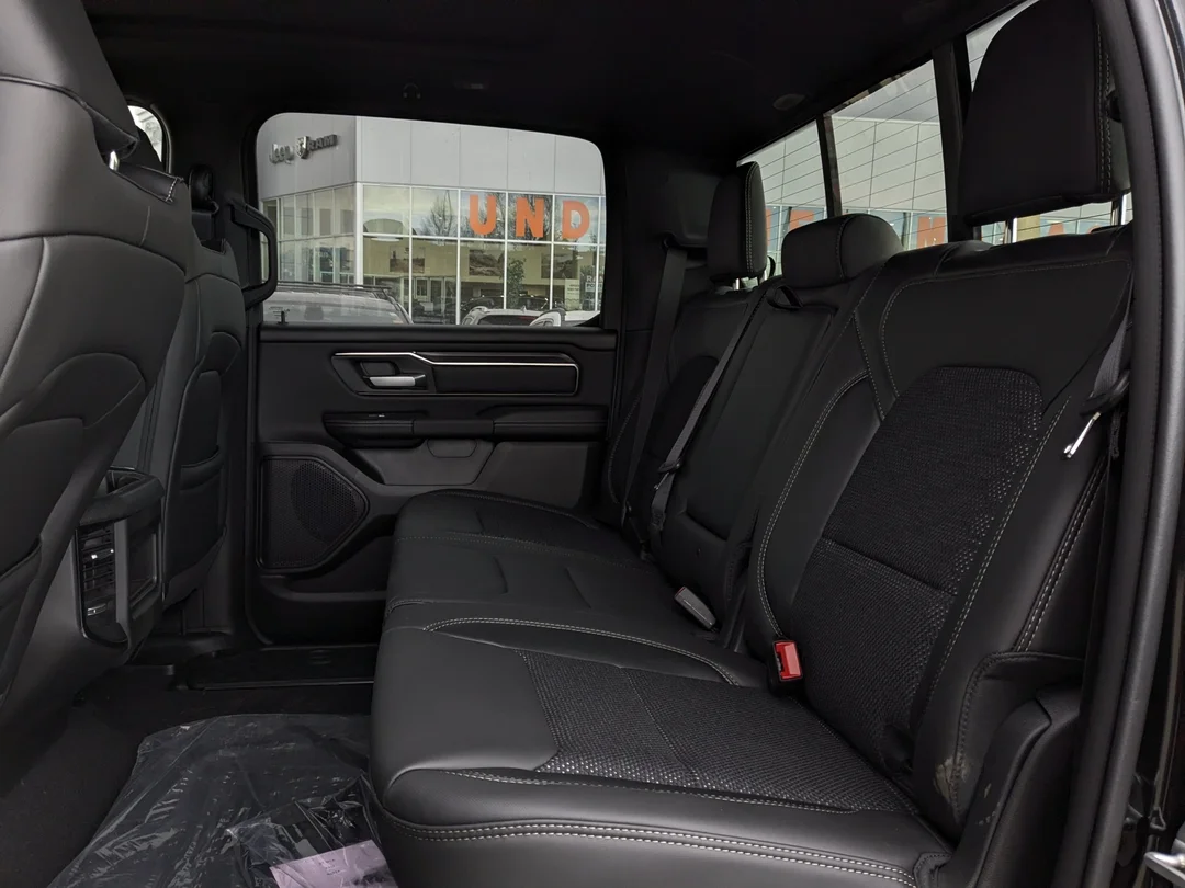 New 2026 Black RAM Sport - - Panoramic Sunroof - Sport Performance Hood - Hurricane Turbo - 3.92 Axle & More! image 28