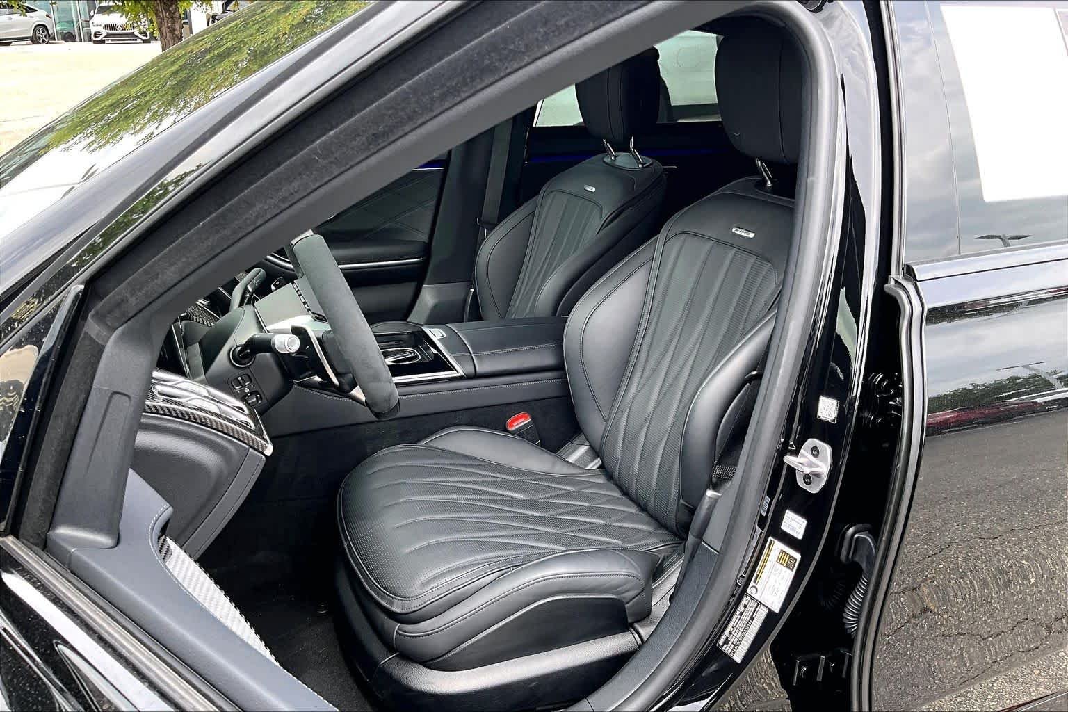 Certified Used 2025 Obsidian Black Metallic Mercedes-Benz AMG® S 63 E image 8
