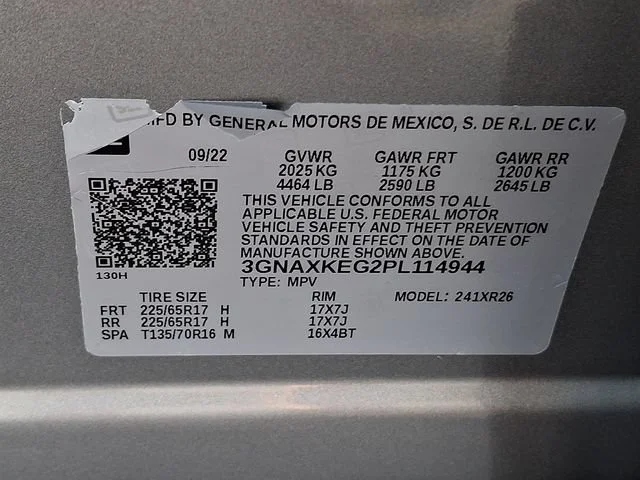 Used 2023 STERLING GRAY METALLIC Chevrolet LT image 28
