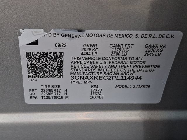 Certified Used 2023 STERLING GRAY METALLIC Chevrolet LT image 28