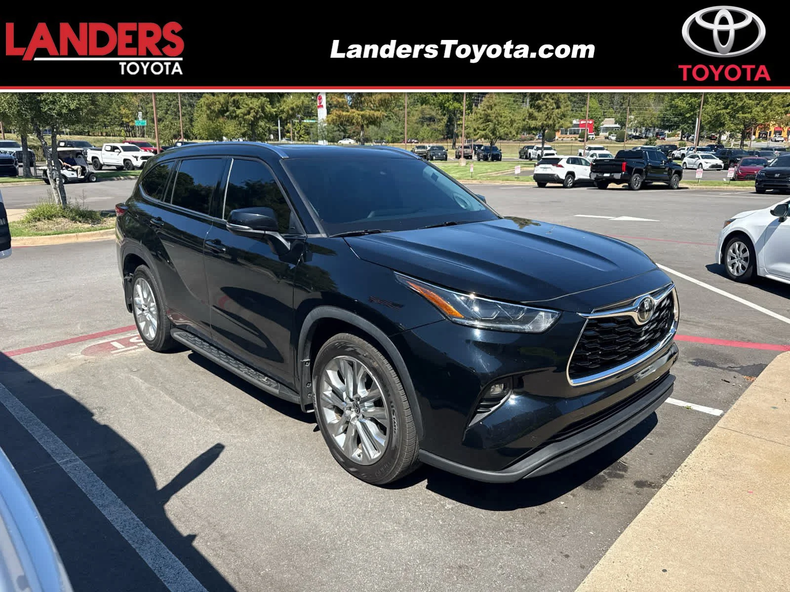 Used 2022 Midnight Black Metallic Toyota Limited image 1