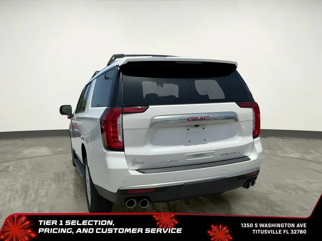 Used 2024 White Frost Tricoat GMC Denali image 6