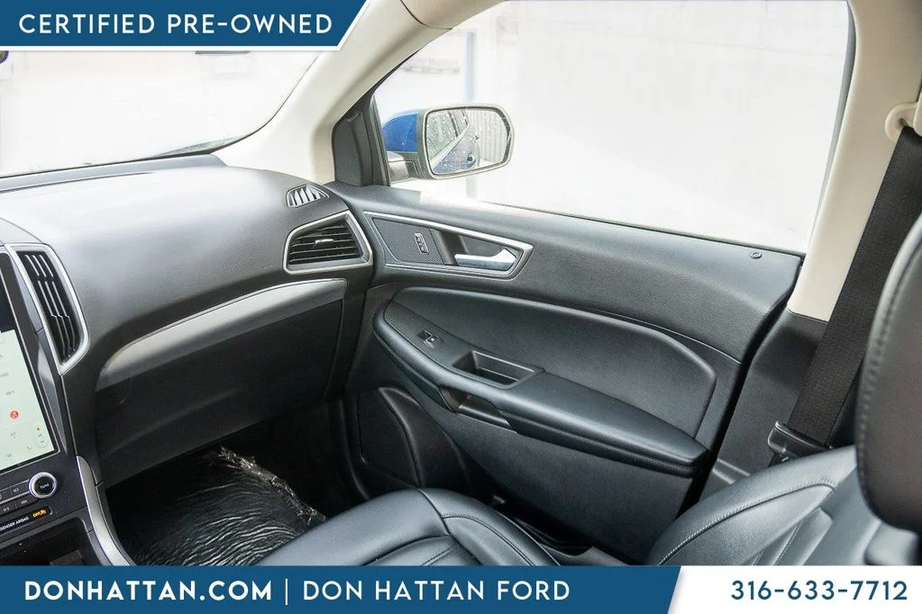 Certified Used 2022 Blue Ford SEL image 22