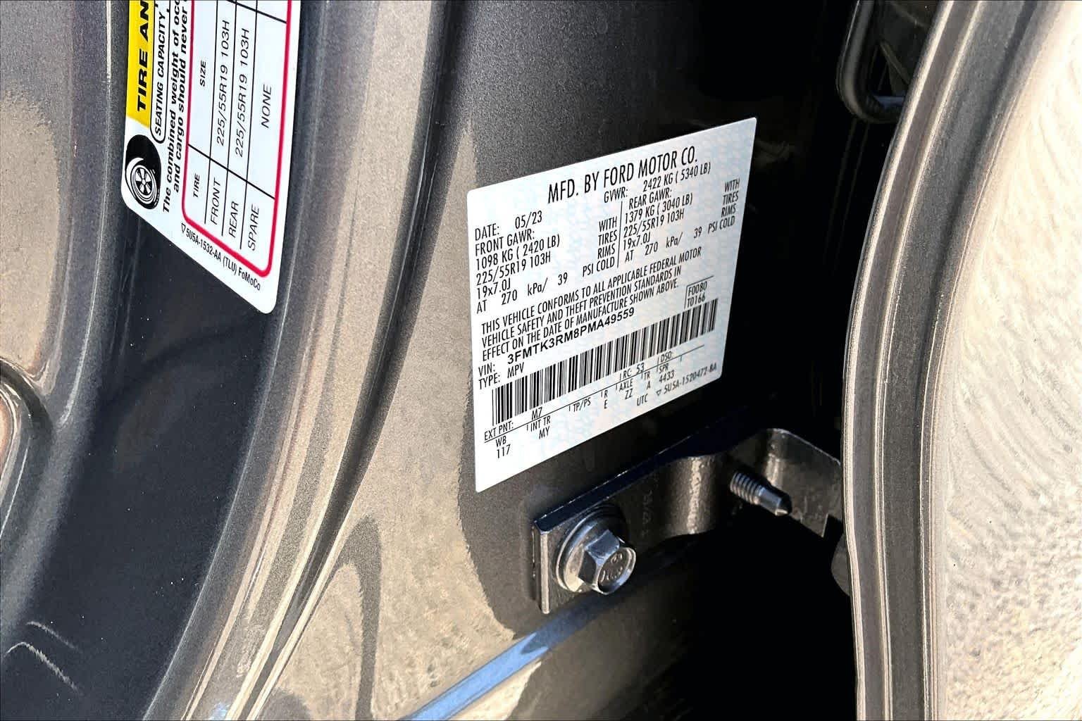 Certified Used 2023 Carbonized Gray Metallic Ford Premium image 33