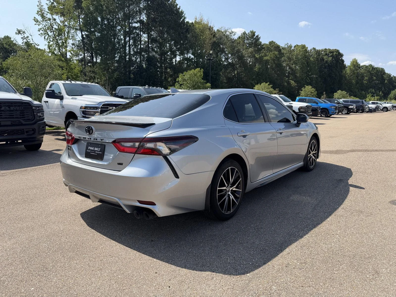 Used 2023 Celestial Silver Metallic Toyota SE image 6