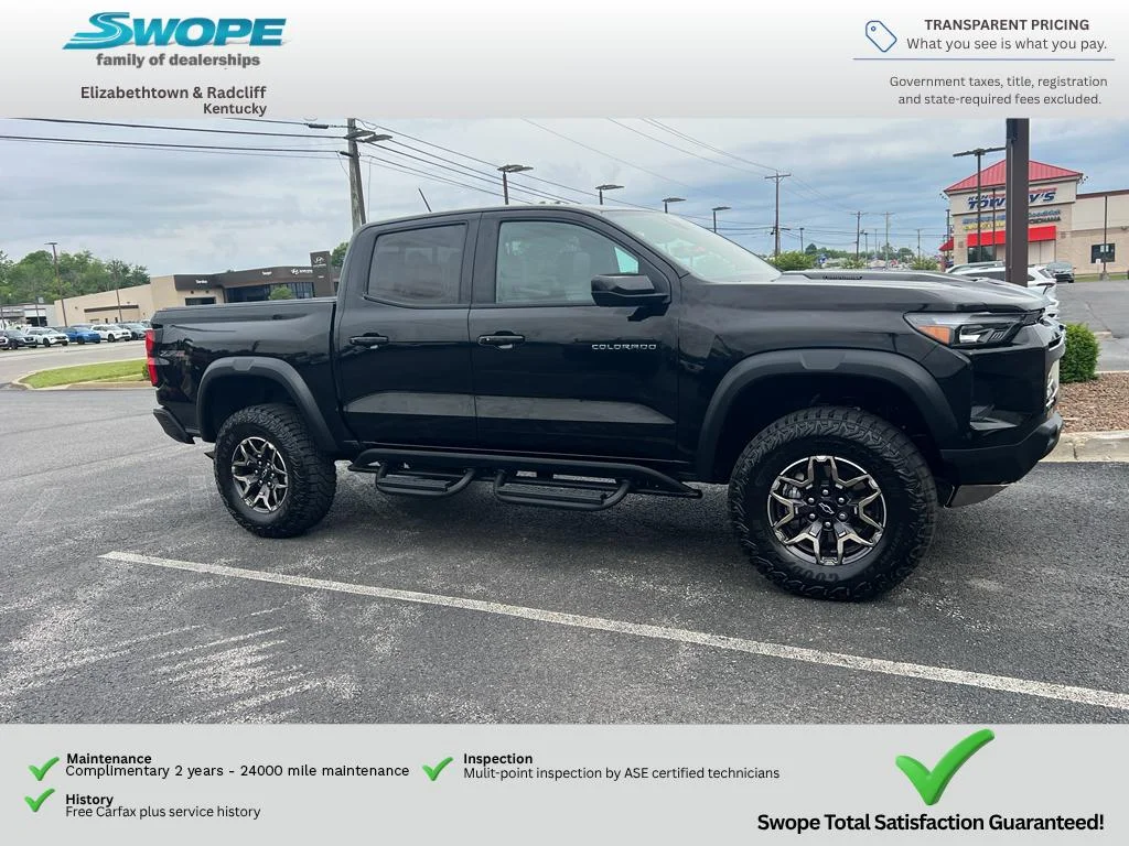 Used 2025 Black Chevrolet 4WD ZR2 image 2