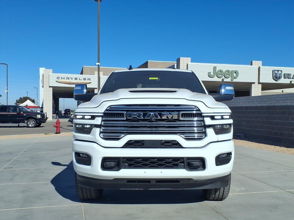 New 2026 Bright White Clear-Coat Exterior Paint RAM Laramie image 2