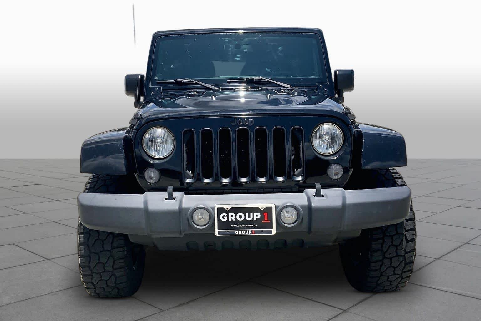 Used 2015 Black Clearcoat Jeep Wrangler X image 4