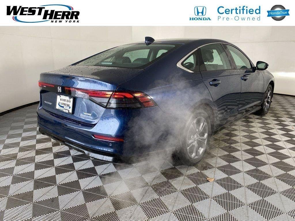 Certified Used 2024 Canyon River Blue Metallic Honda EX-L image 8