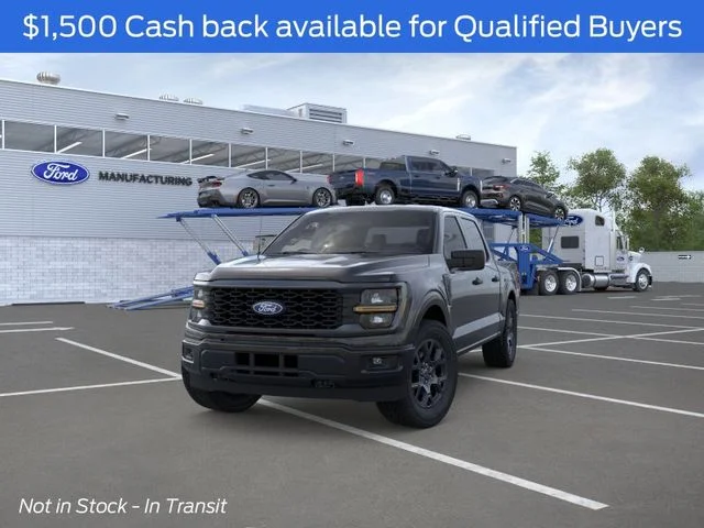 New 2026 Agate Black Metallic Ford STX image 2