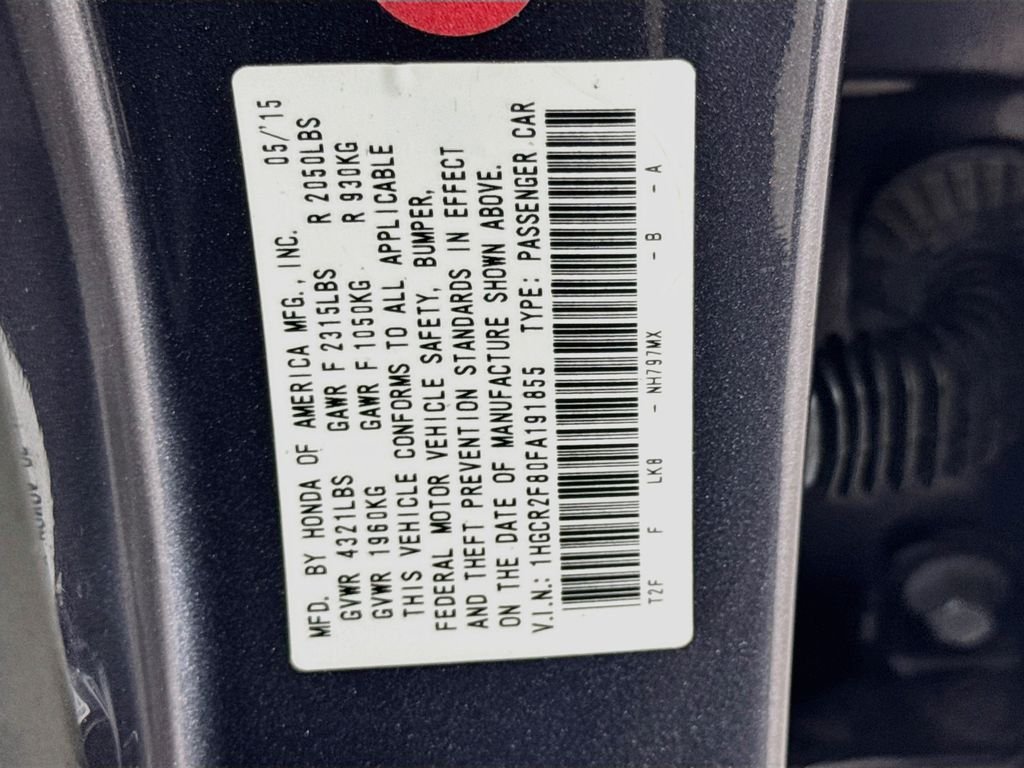 Used 2015 Gray Honda EX-L image 41