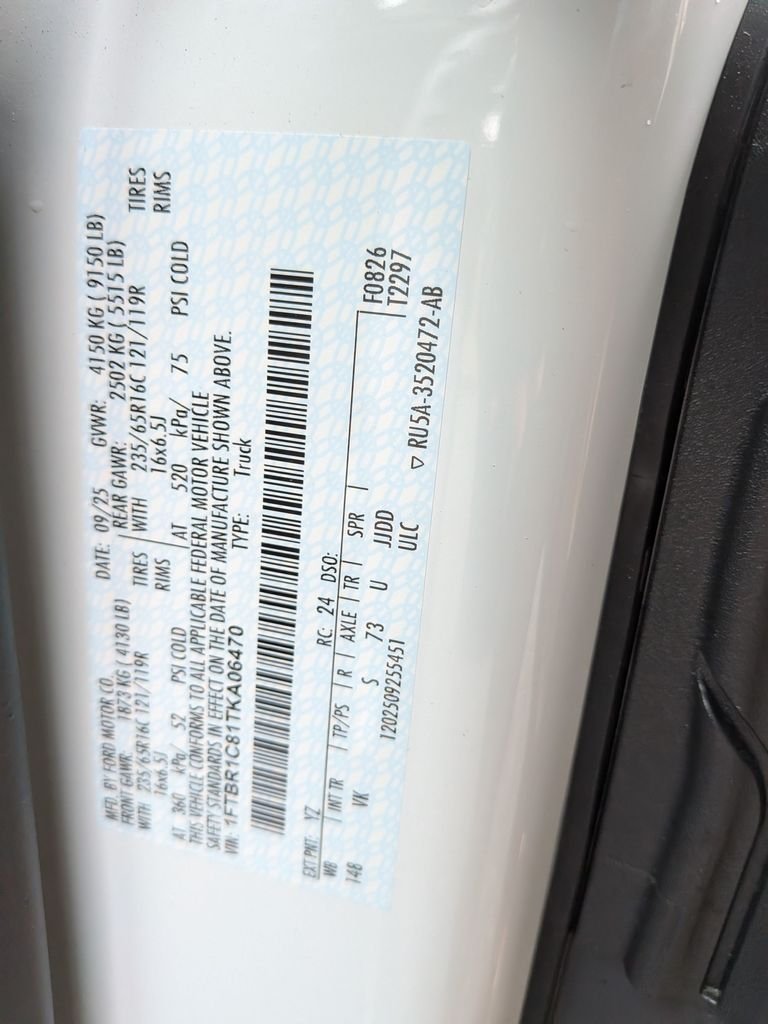 New 2026 Oxford White Ford Cargo Van image 35