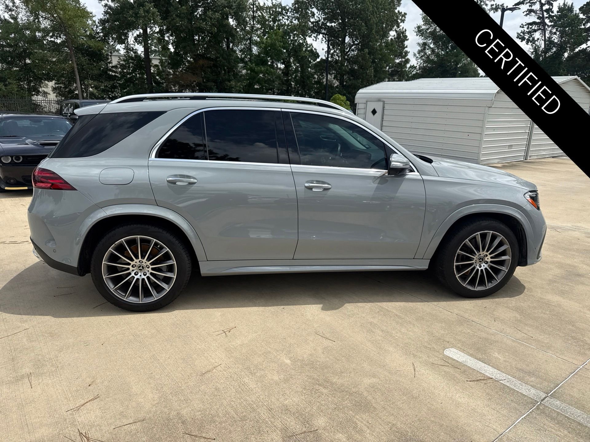 Certified Used 2024 MANUFAKTUR Alpine Gray Mercedes-Benz GLE 350 image 3