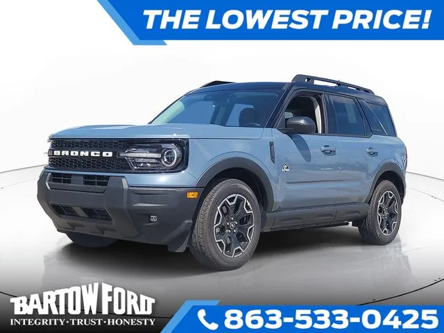 New 2026 Azure Gray Metallic Ford Outer Banks image 1