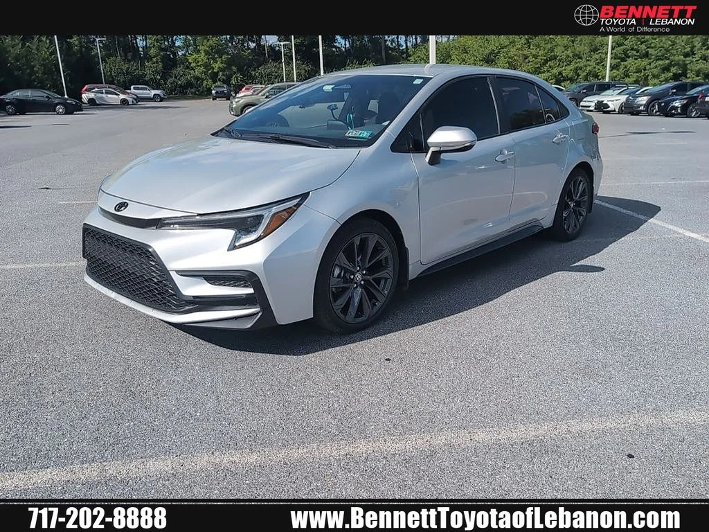 Used 2024 Silver Toyota SE image 1