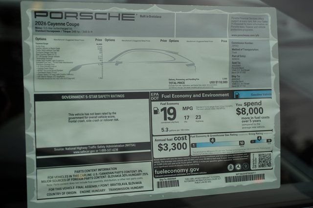 2026 Porsche Cayenne Coupe Base - Photo 35