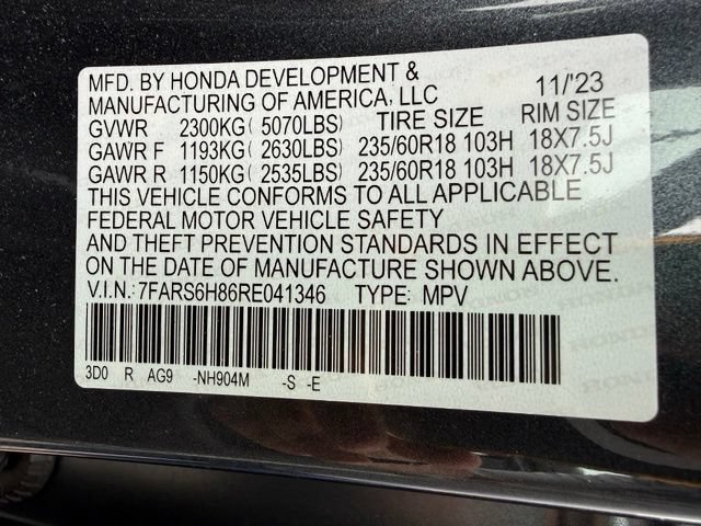 Used 2024 Meteorite Gray Metallic Honda Sport-L image 13