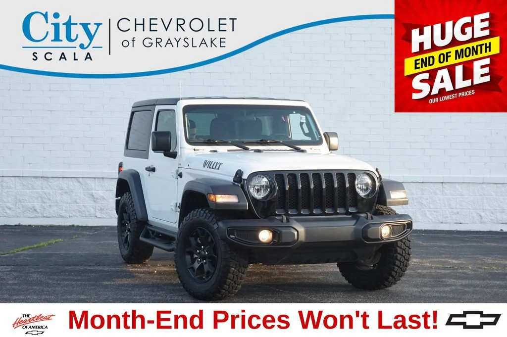 Used 2023 White Jeep 2-Door Willys Sport 4x4 image 1