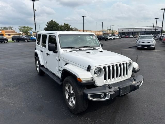 Certified Used 2022 White Jeep Unlimited Sahara image 6