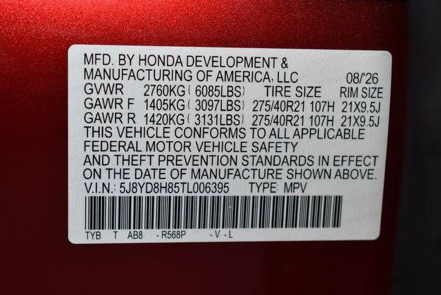 New 2026 Performance Red Pearl Acura Type S w/Advance Package image 25