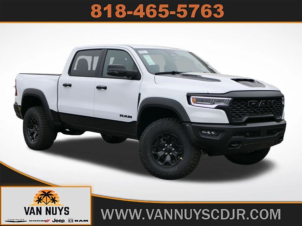 New 2026 Bright White Clearcoat RAM RHO Crew Cab 4x4 5