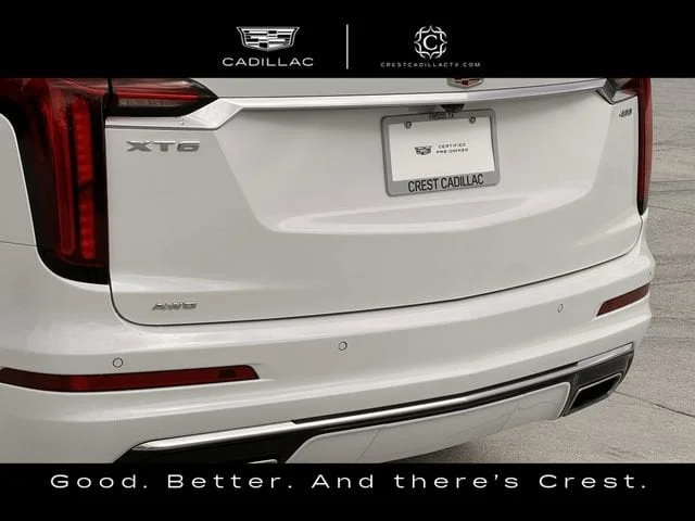 Used 2024 Crystal White Tricoat CADILLAC Premium Luxury image 8