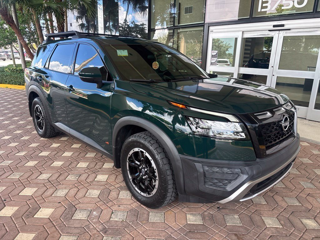 Used 2024 Obsidian Green Pearl Nissan Rock Creek image 7