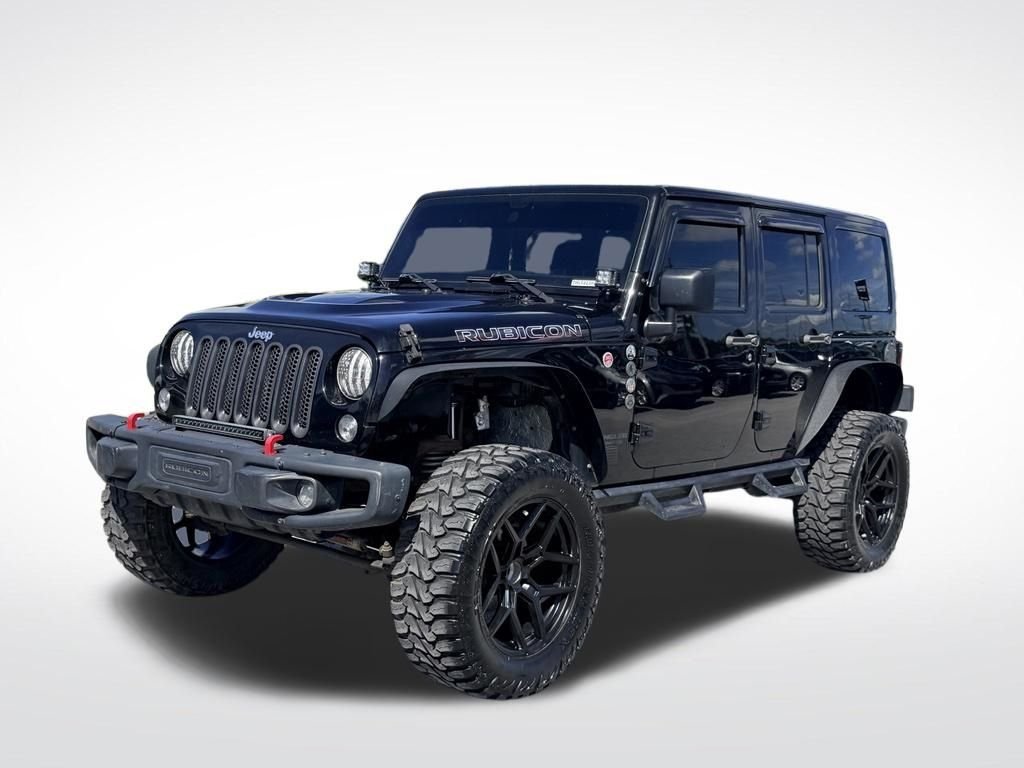 Used 2017 Black Jeep Unlimited Rubicon image 2
