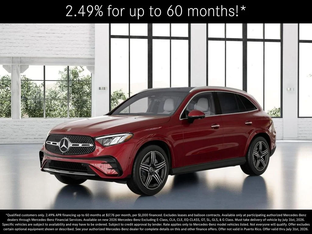 New 2026 MANUFAKTUR Patagonia Red Metallic Mercedes-Benz GLC 300 image 39